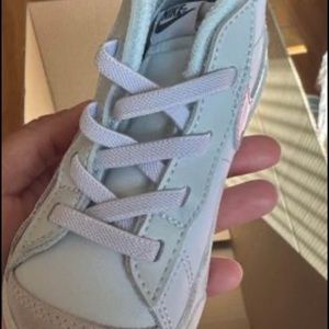 Nike blazer purple & platinum